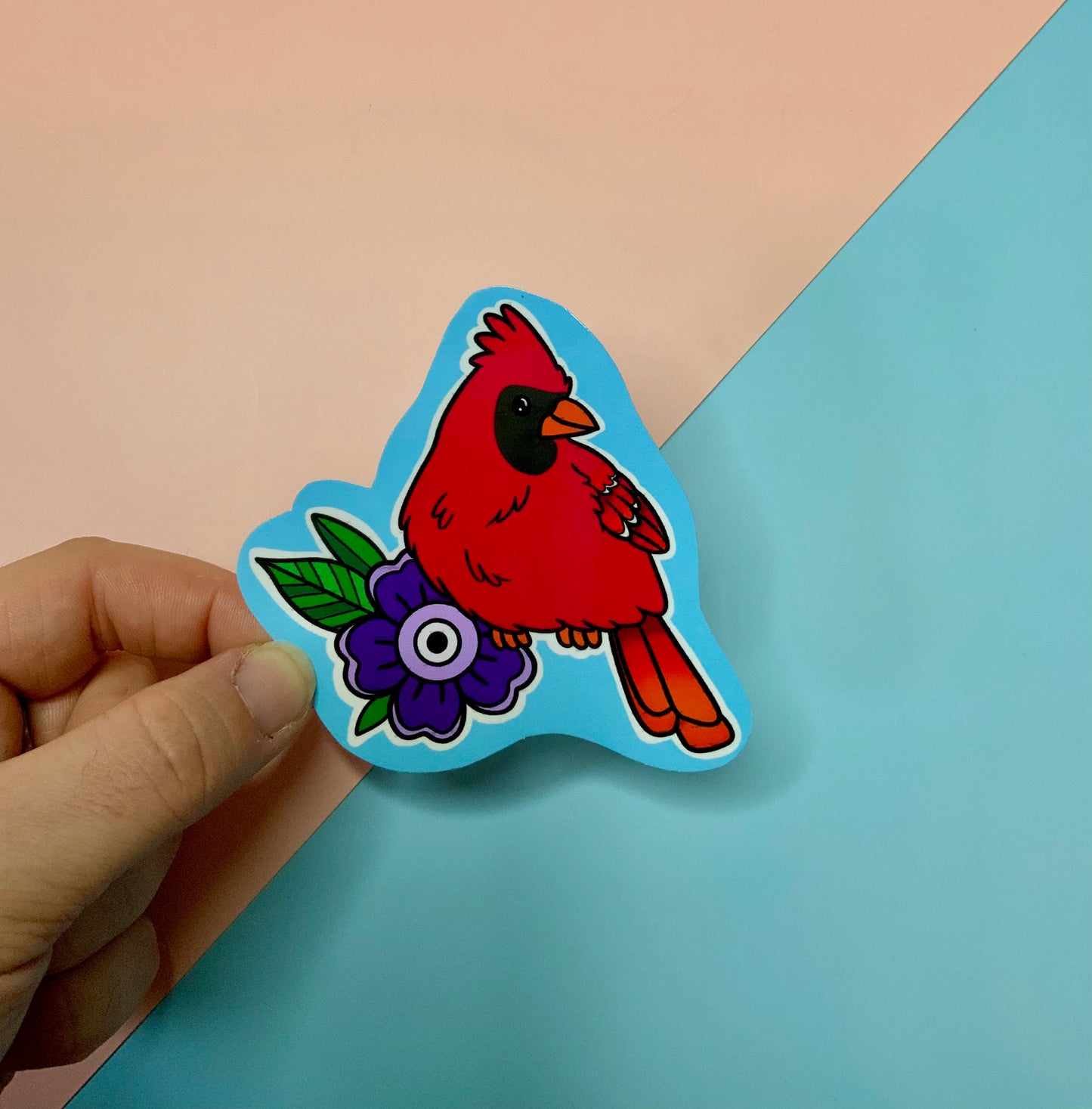 Cardinal - Gloss Sticker