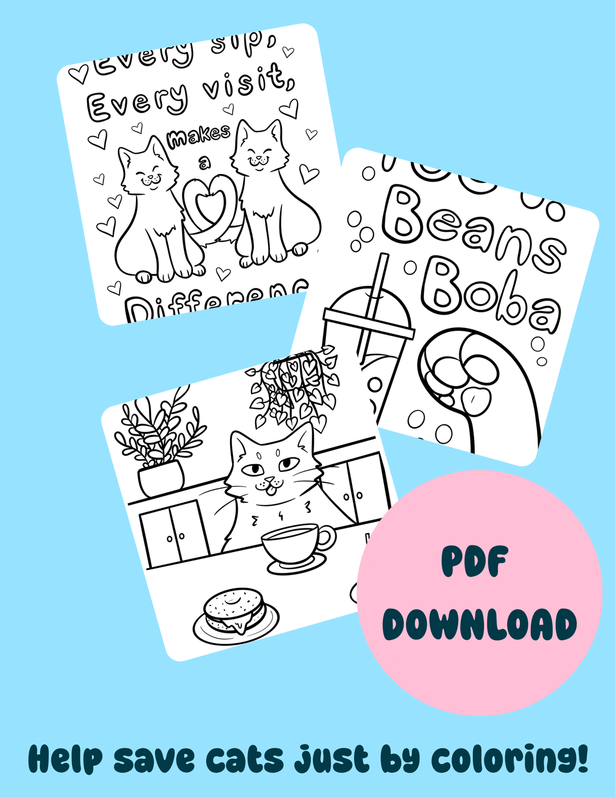 The Official Chatty Cat Coloring Book