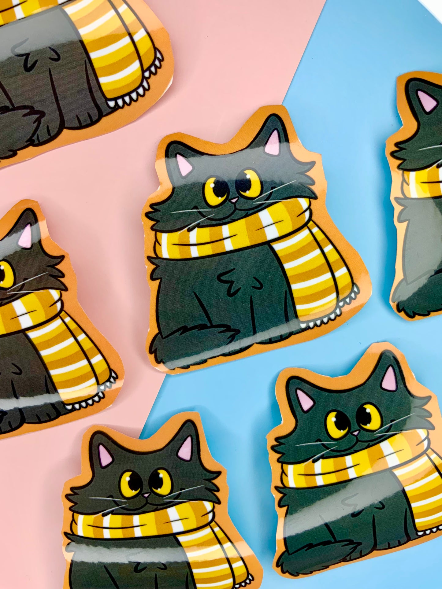 Autumn Kitty - Gloss Sticker