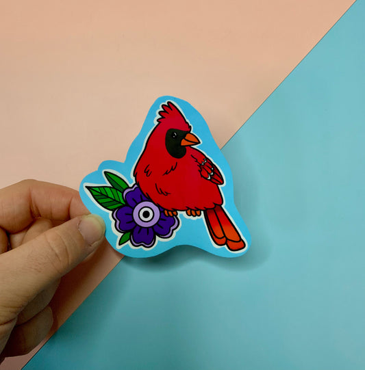 Cardinal - Gloss Sticker