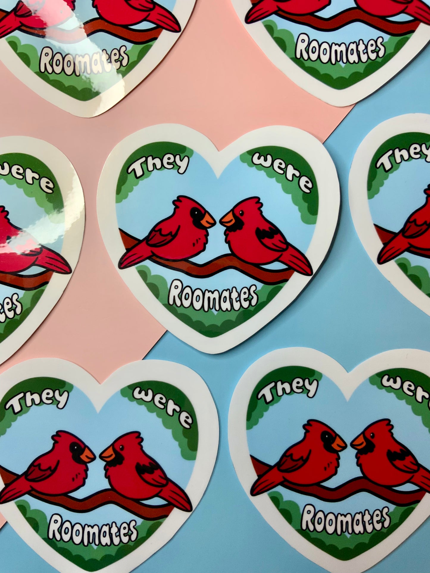They Were Roomates  - Gloss Sticker