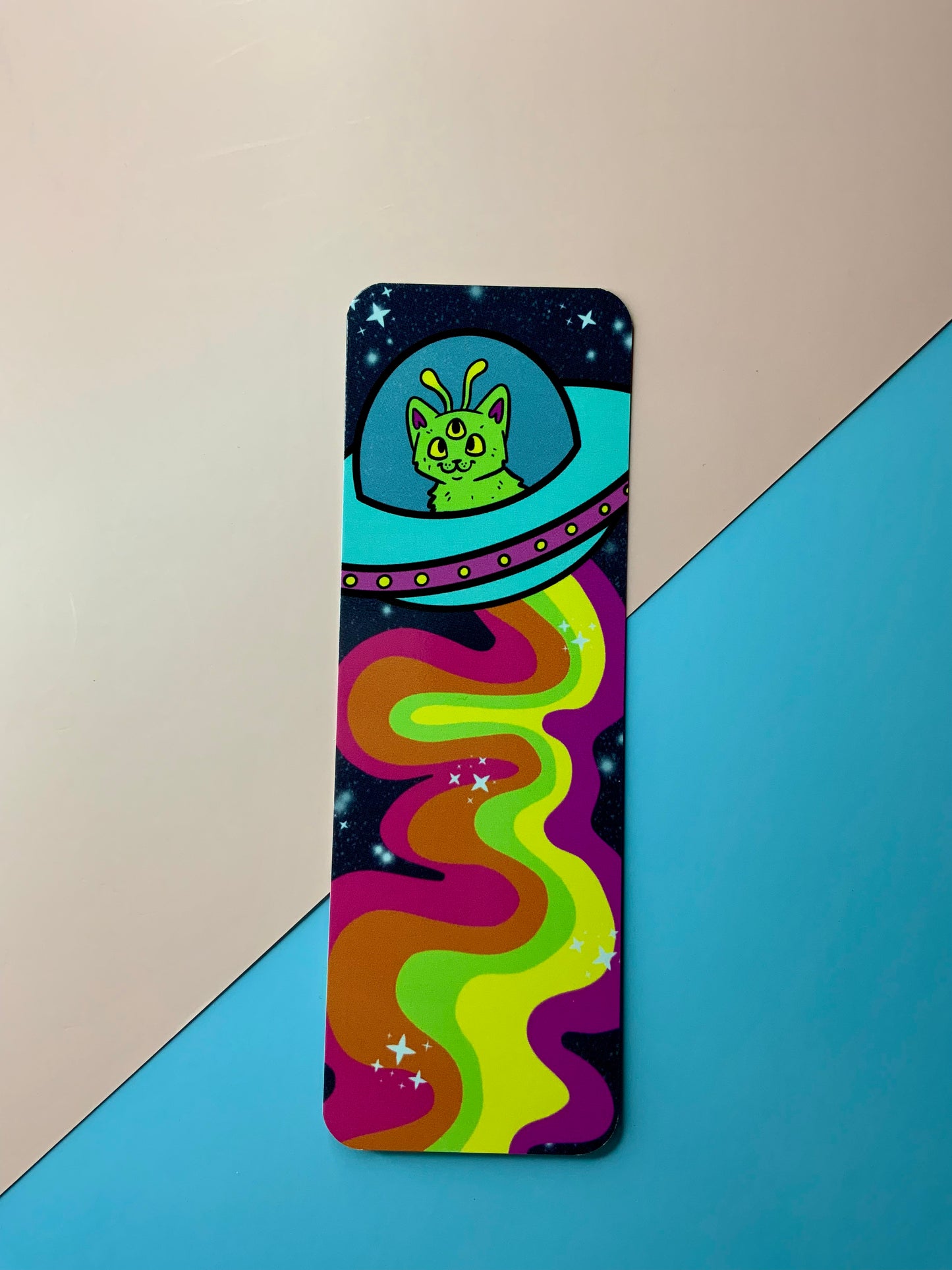 Alien Cat Bookmark