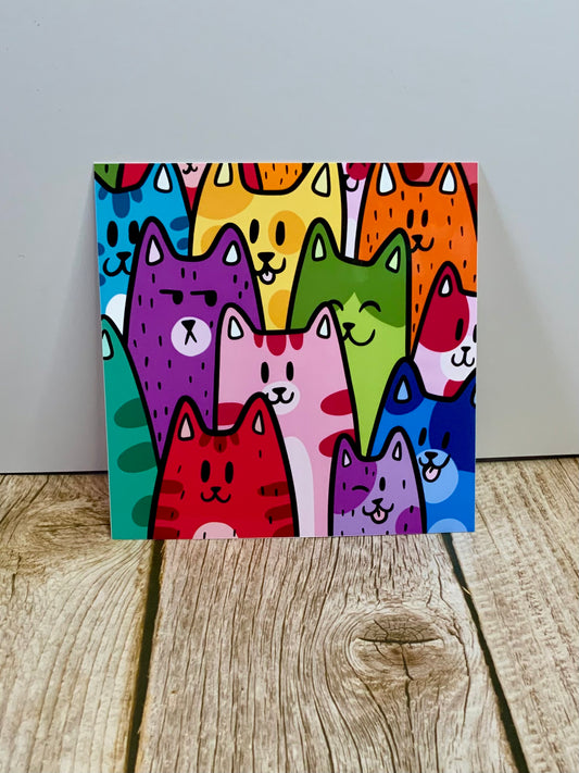 Colorful Kitties