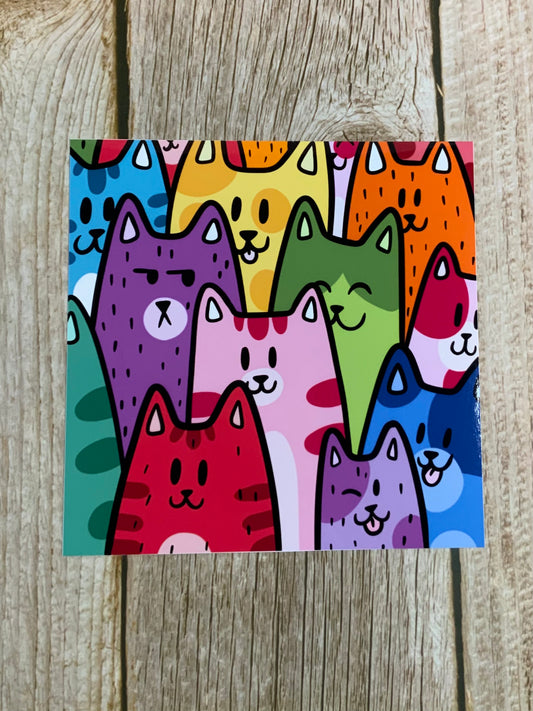 Colorful Kitties