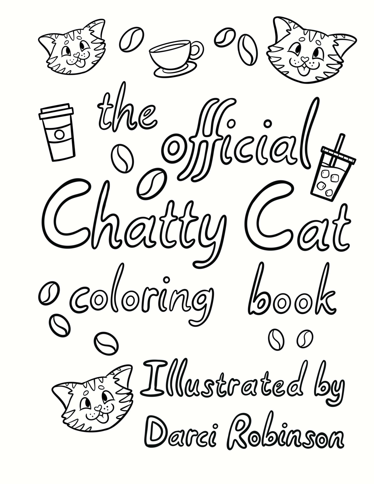 The Official Chatty Cat Coloring Book