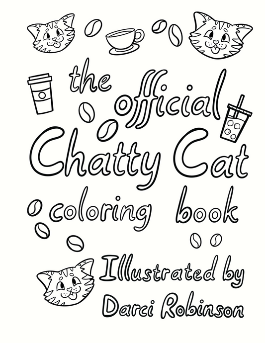The Official Chatty Cat Coloring Book