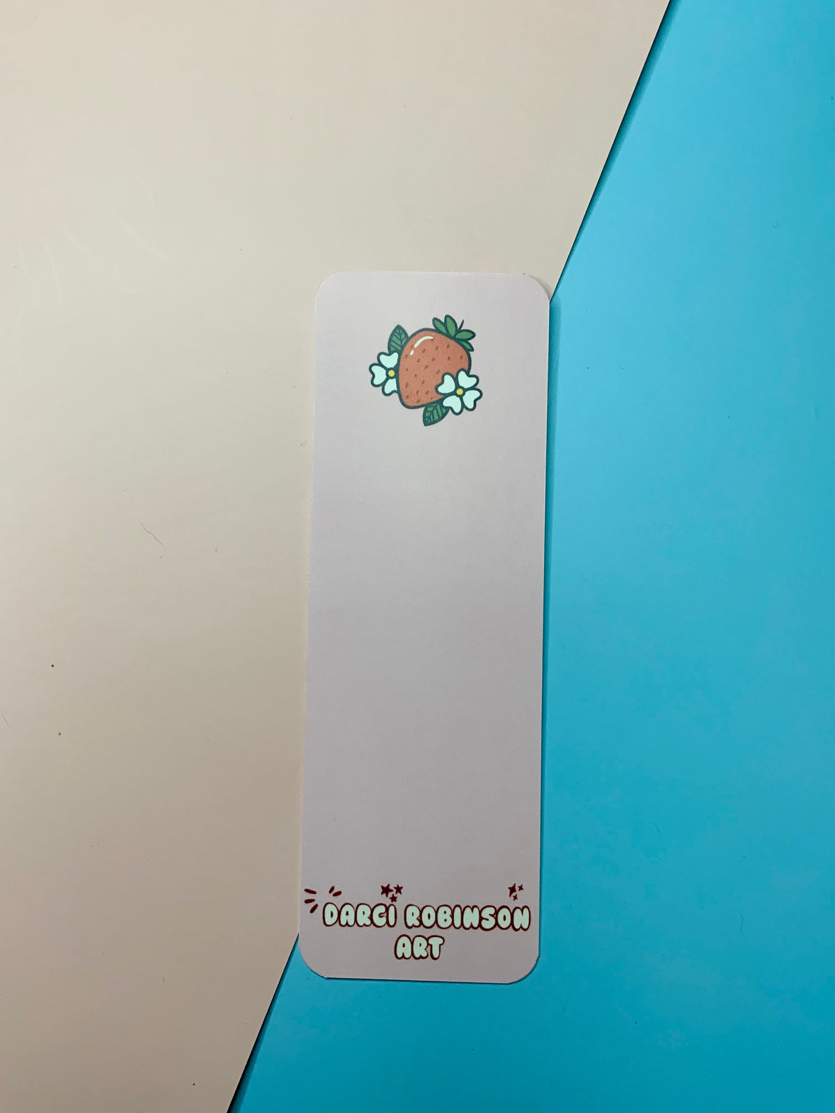 Strawberry Kitty Bookmark